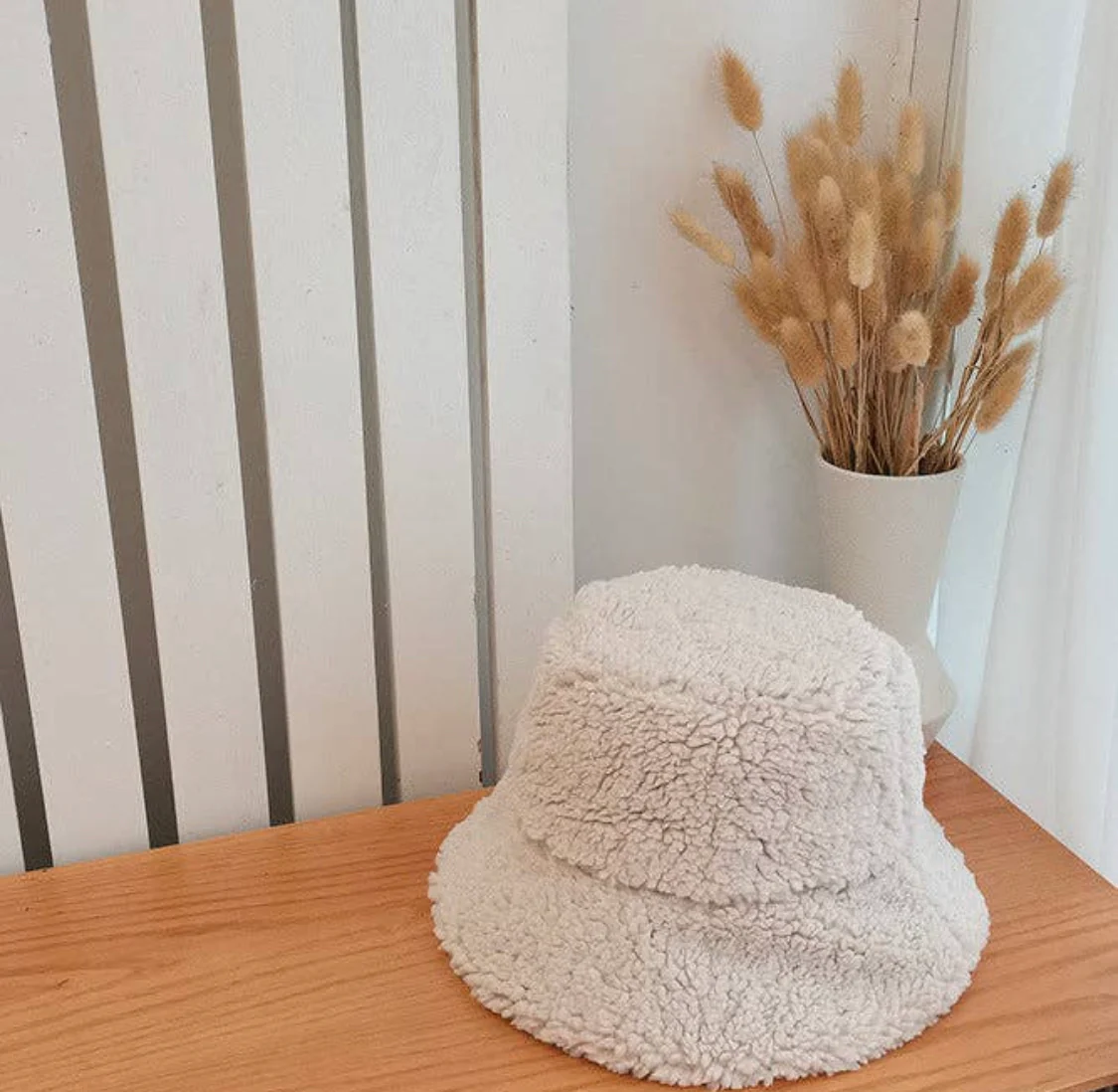 Teddy Sherpa Bucket Hat - Image 4